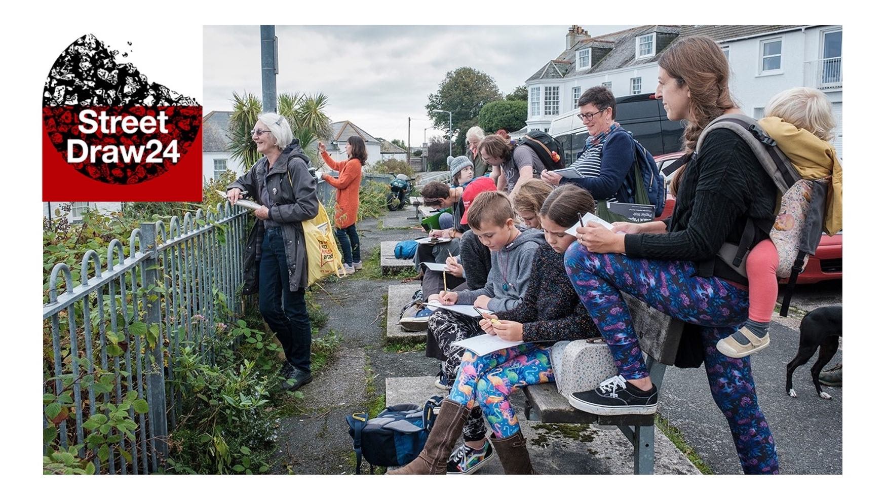 Get sketching on the streets of Falmouth: Street Draw 24